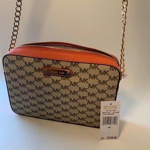 Michael Kors Crossbody Bag - Tangerine Trimmings